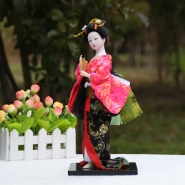 日本艺伎居家摆件装饰品绢人娃娃